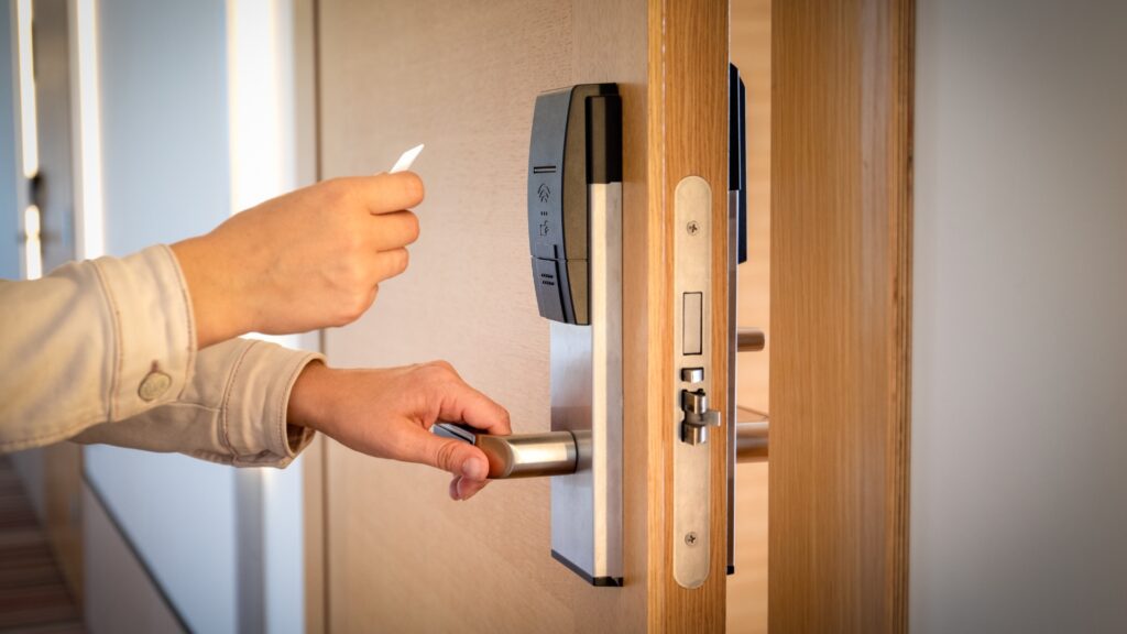 Hotels Security Systems in NYC - Access Control Keycard Lock